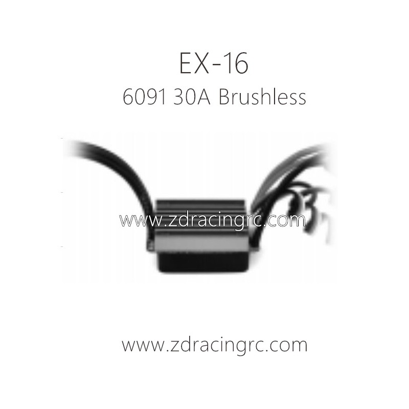 ZD RACING EX16 Parts 6091 30A Brushless ESC