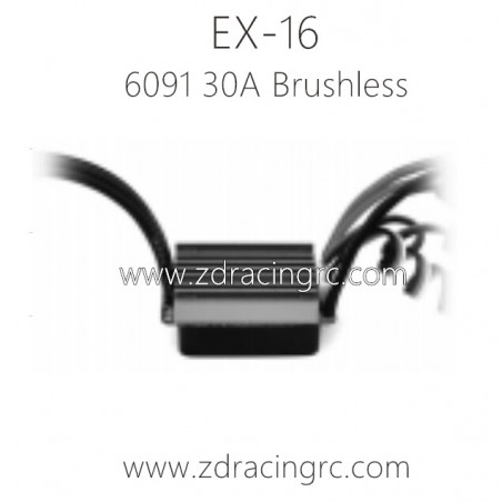 ZD RACING EX16 Parts 6091 30A Brushless ESC