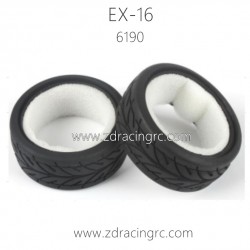 ZD RACING EX16 Parts 6190 2pcs Tires and Sponge Set