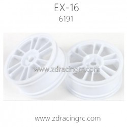 ZD RACING EX16 Parts 6191 Tire Rim white