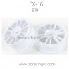 ZD RACING EX16 Parts 6191 Tire Rim white