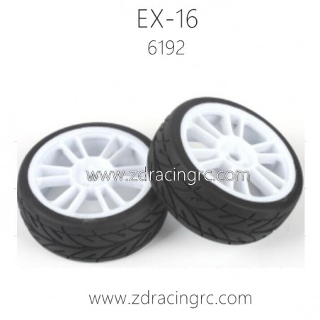 ZD RACING EX16 Parts 6192 Tire Assemble White