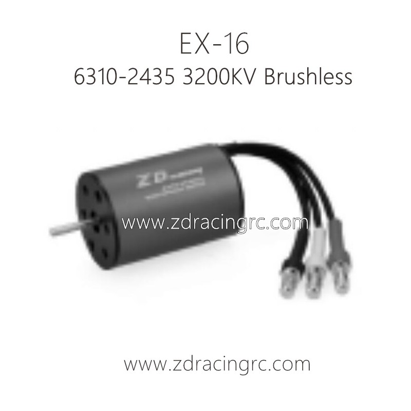 ZD RACING EX16 Parts 6310 2435 3200KV Brushless Motor