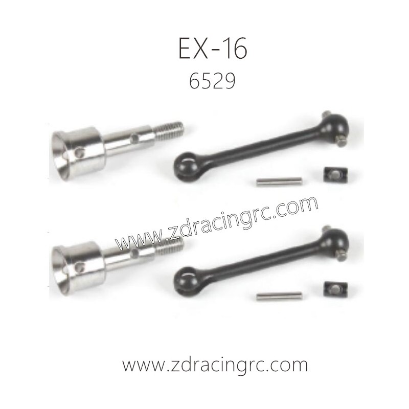 ZD RACING EX16 Parts 6529 CVD drive shaft