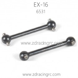 ZD RACING EX16 Parts 6531 Rear Horizontal Drive shafts