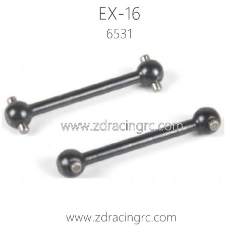 ZD RACING EX16 Parts 6531 Rear Horizontal Drive shafts
