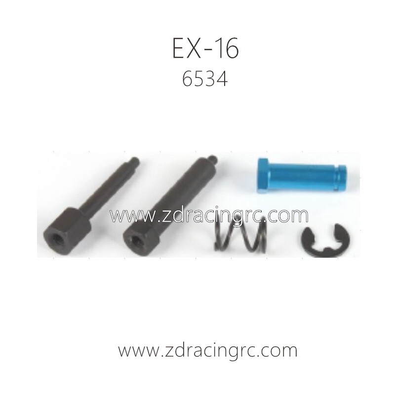 ZD RACING EX16 Parts 6534 Rear Horizontal Drive Shafts