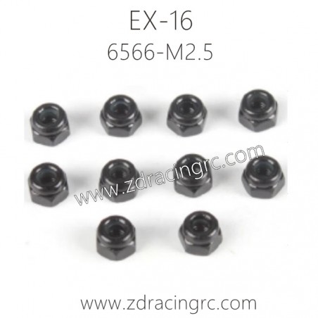ZD RACING EX16 Parts 6566 M2.5 locket set