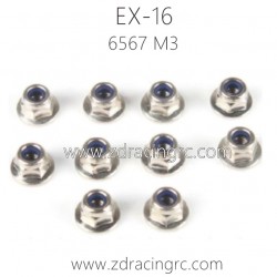 ZD RACING EX16 Parts 6567 M3 locket set