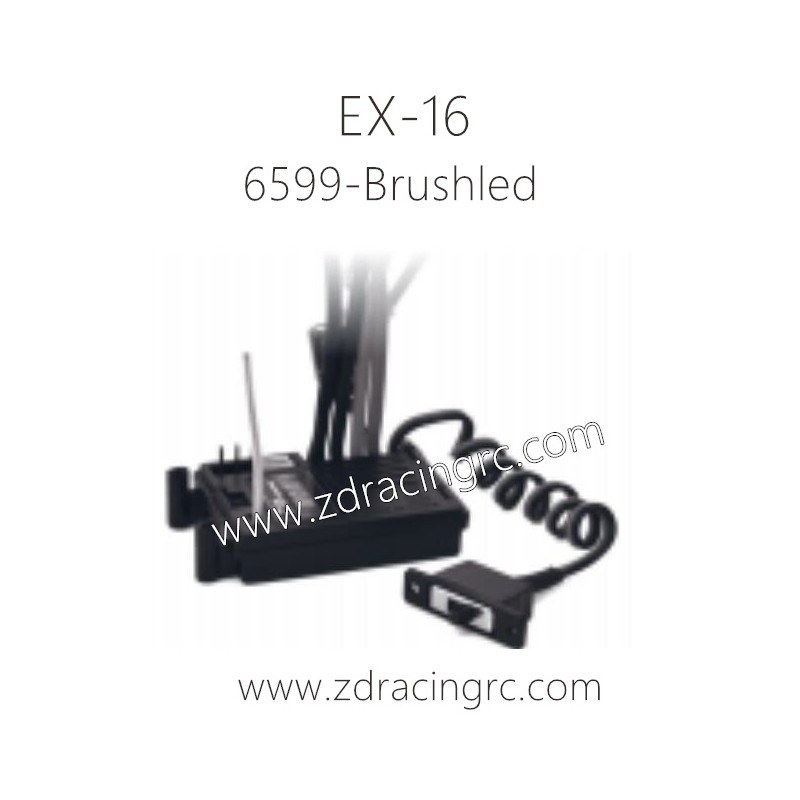 ZD RACING EX16 1/16 Drift Car Parts 6599 Brushled ESC Receiver 2H1