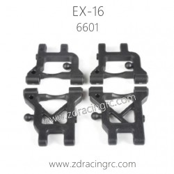 ZD RACING EX16 1/16 Drift Car Parts 6601 Front & Rear lower arms