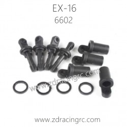 ZD RACING EX16 1/16 Drift Car Parts 6602 Shock absorber set components