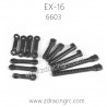 ZD RACING EX16 1/16 Drift Car Parts 6603 Front rear upper suspension arms