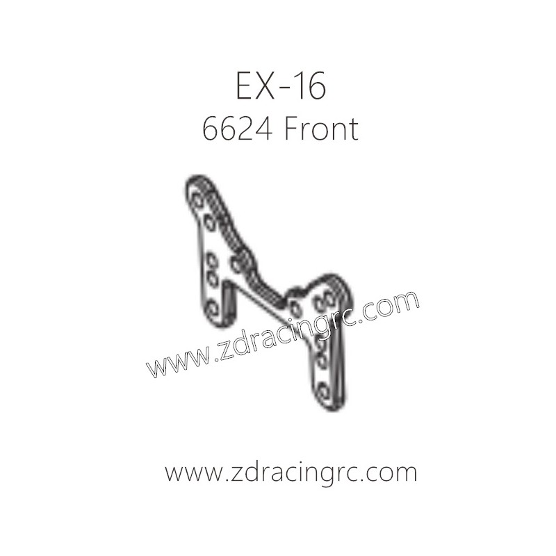 ZD RACING EX16 1/16 Drift Car Parts 6624 Front Shock Aluminum alloy CNC