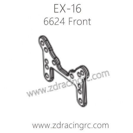 ZD RACING EX16 1/16 Drift Car Parts 6624 Front Shock Aluminum alloy CNC