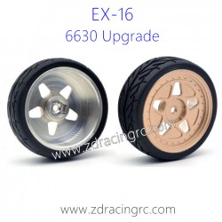 ZD RACING EX16 1/16 Drift Car Upgrade Parts 6630 Aluminium Tire Rim Set