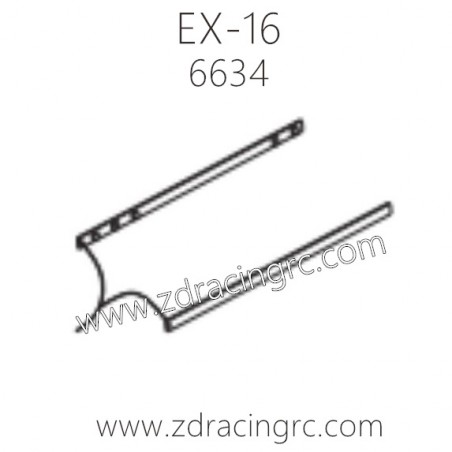 ZD RACING EX16 1/16 Drift Car Parts 6634 LED light bar for body shell