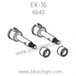 ZD RACING EX16 1/16 Drift Car Parts 6640 Rear Axles 26.5mm