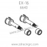 ZD RACING EX16 1/16 Drift Car Parts 6640 Rear Axles 26.5mm