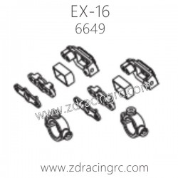 ZD RACING EX16 1/16 Drift Car Parts 6649 LED mount for Car (B) body