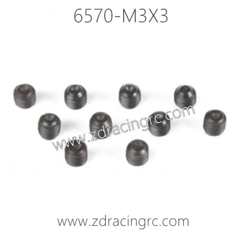 6570 M3X3 Set scret Screw Set for ZD RACING 1/16 RC Car