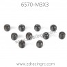 6570 M3X3 Set scret Screw Set for ZD RACING 1/16 RC Car