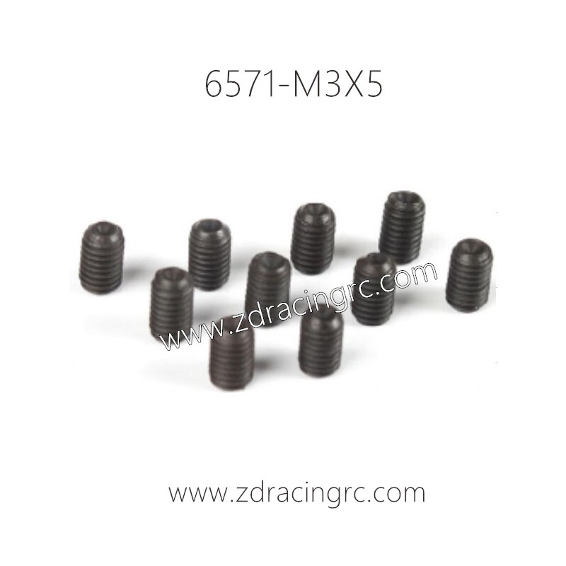 6571 M3X5 Set Screw Set for ZD RACING 1/16 RC Car