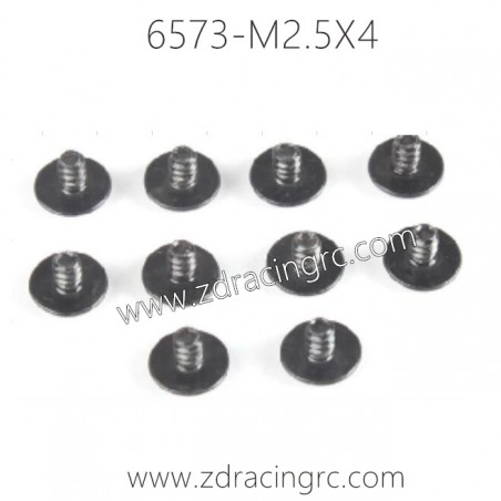 6573 M2.5X4 Round head meson Scew for ZD RACING 1/16 RC Car