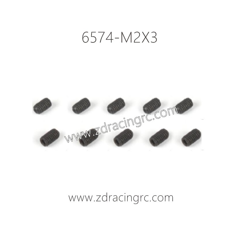 6574 M2X3 Set Screw Set for ZD RACING 1/16 RC Car