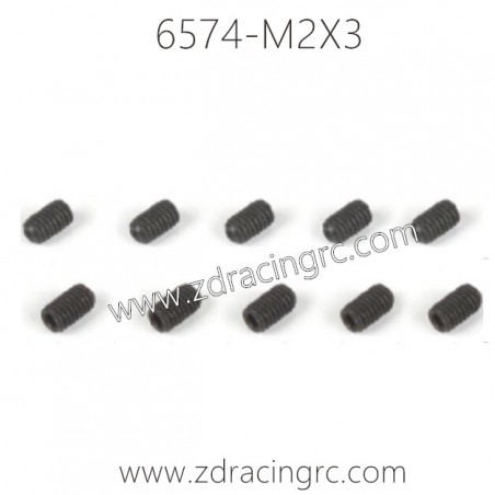 6574 M2X3 Set Screw Set for ZD RACING 1/16 RC Car