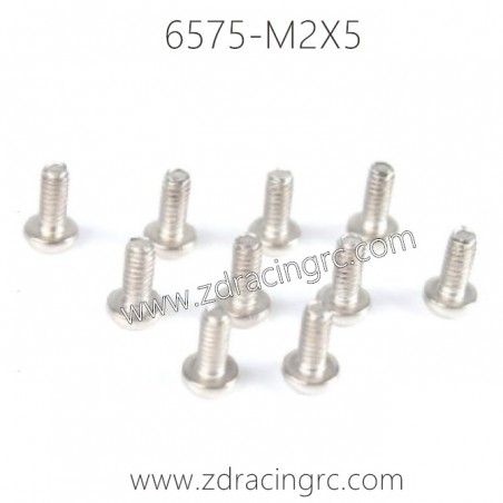 6575 M2X5 Round head Socket Screw for ZD RACING 1/16 RC Car