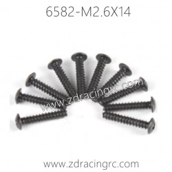 6582 M2.6X14 Screw Set for ZD RACING 1/16 RC Car