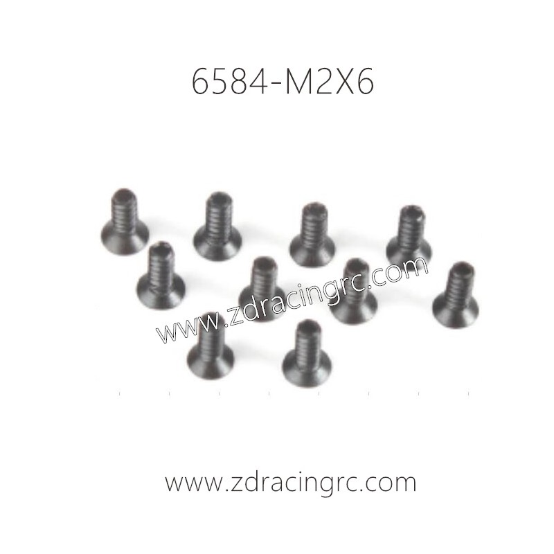 6584 M2X6 Screw Set for ZD RACING 1/16 RC Car