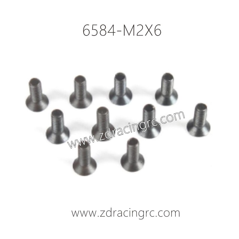 6585 M2.6X8 Screw Set for ZD RACING 1/16 RC Car