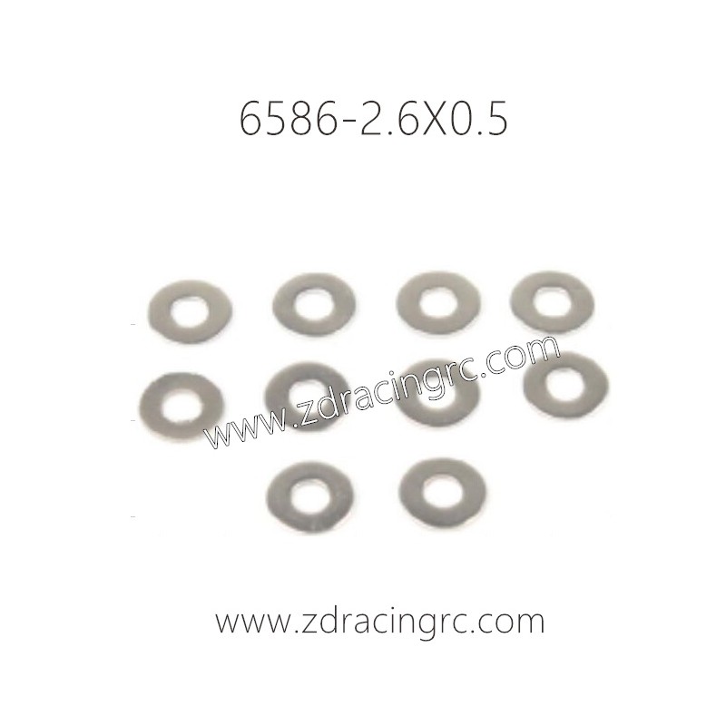 6586 2.6X0.5 Screw Set for ZD RACING 1/16 RC Car