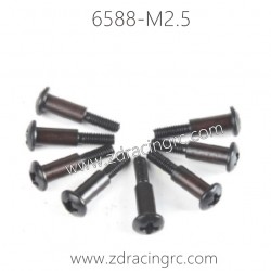 6588 M2.5 Pan head Cross Screw Steps 8.0 for ZD RACING 1/16 RC Car