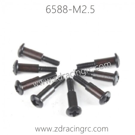 6588 M2.5 Pan head Cross Screw Steps 8.0 for ZD RACING 1/16 RC Car 6588 M2.5 Pan head Cross Screw Steps 8.0 for ZD RACING 1/16 RC Car