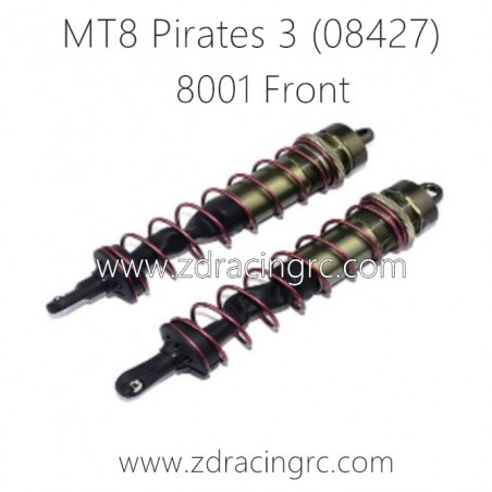ZD RACING MT8 Pirates 3 Parts 8001 Front shock Absorbers
