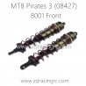 ZD RACING MT8 Pirates 3 Parts 8001 Front shock Absorbers