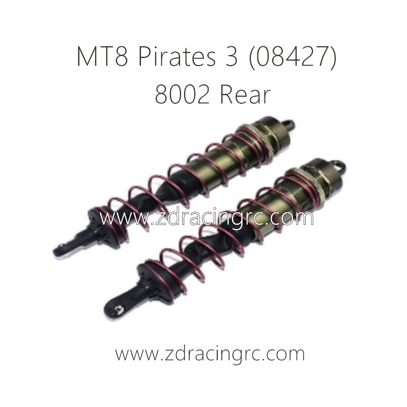 ZD RACING MT8 Pirates 3 Parts 8002 Rear Shock Absorbers