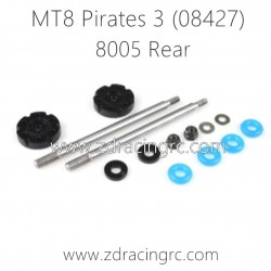 ZD RACING MT8 Pirates 3 Parts 8005 Rear Shaft for Shock
