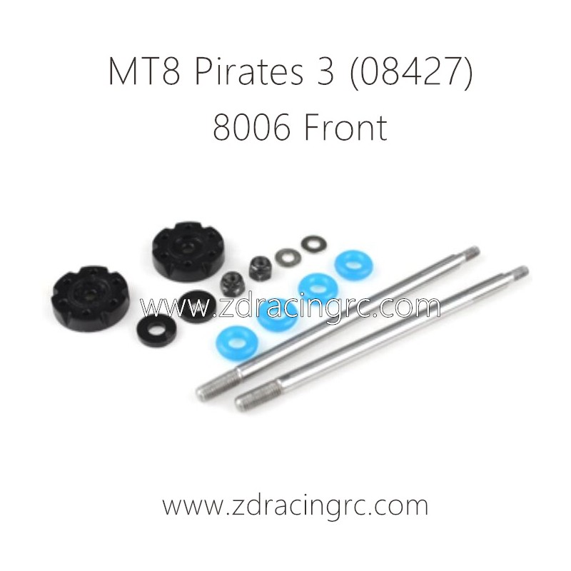 ZD RACING MT8 Pirates 3 Parts 8006 Front Shaft for Shock
