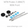 ZD RACING MT8 Pirates 3 Parts 8006 Front Shaft for Shock