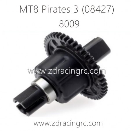ZD RACING MT8 Pirates 3 Parts 8009 48T Steel Center differ complete