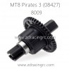 ZD RACING MT8 Pirates 3 Parts 8009 48T Steel Center differ complete
