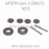 ZD RACING MT8 Pirates 3 Parts 8013 Differential Gears