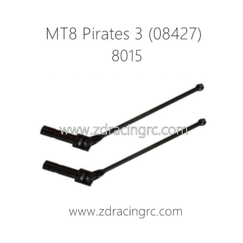 ZD RACING MT8 Pirates 3 Parts 8015 Horizontal Universal Drive Shaft