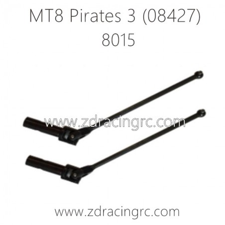 ZD RACING MT8 Pirates 3 Parts 8015 Horizontal Universal Drive Shaft ZD RACING MT8 Pirates 3 Parts 8015 Horizontal Universal Drive Shaft