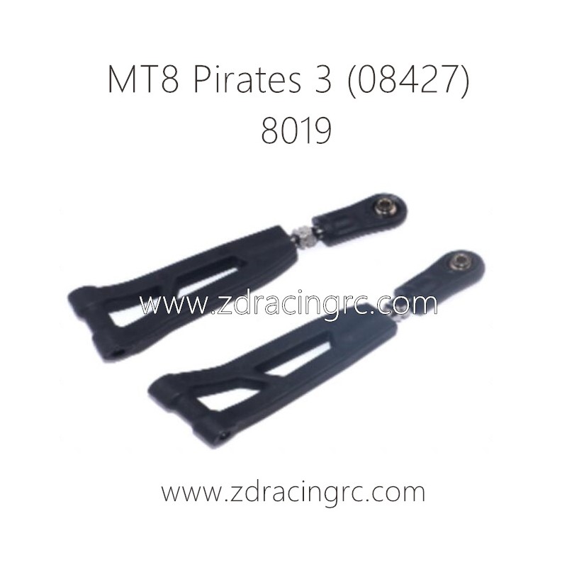 ZD RACING MT8 Pirates 3 1/8 Parts 8019 Front upper suspension Arms