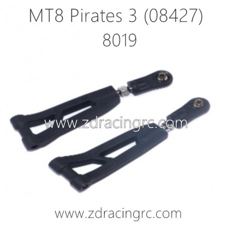 ZD RACING MT8 Pirates 3 1/8 Parts 8019 Front upper suspension Arms